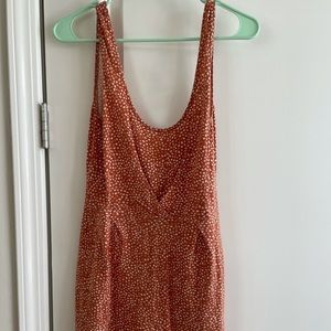 Orange / brown romper